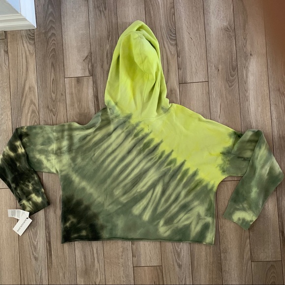 L- Calvin Klein Jeans tie dye cropped hoodie - Picture 7 of 12